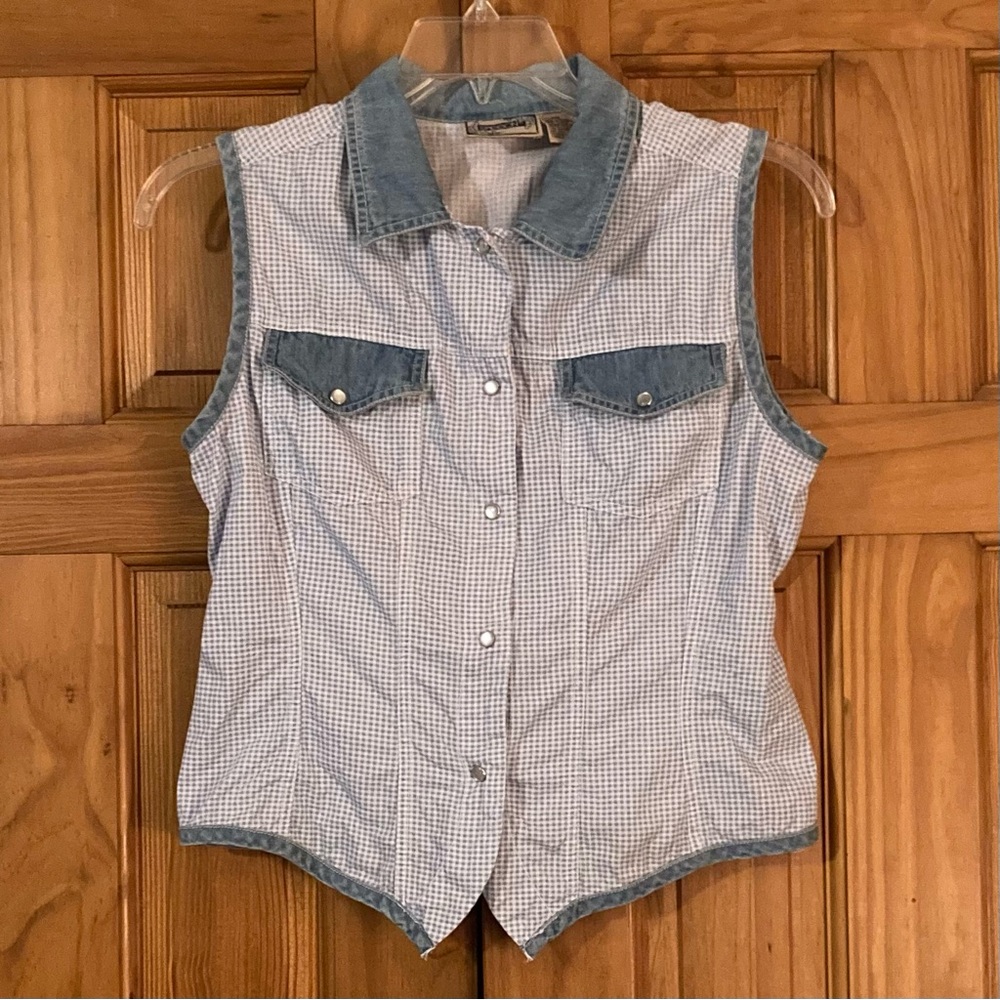 EUC Vintage Sasson Sleeveless Top Size L